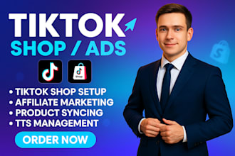 set up, manage, and grow your tiktok shop sales with affiliate marketing and ads