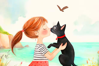 children book illustration and children book illustration