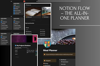 deliver an ultimate notion life planner and habit tracker
