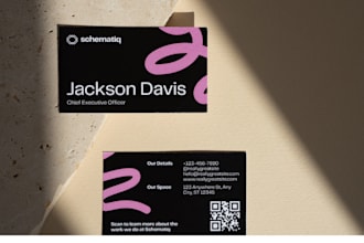 design business cards and posters