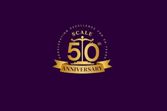 create anniversary law school logo