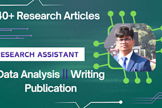 be your research assistant for data analysis, writing, and publication support
