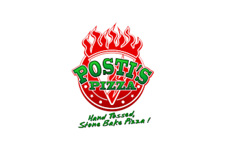 create a good looking logo for postis pizza