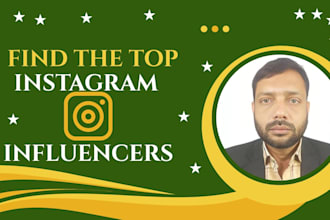 find the top instagram influencer for your niche