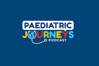 design fun educational podcast pediatric doctors logo
