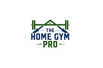 design unique home gym repair logo