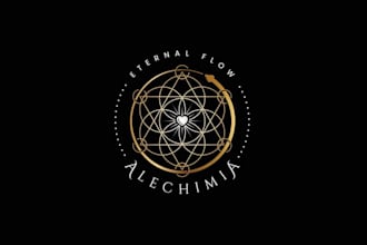 design inner outer alchemy sacred geometry logo