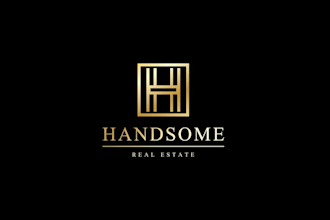 design luxury real estate brokerage logo