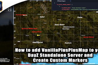 create dayz game map,setup fivem server, dayz building,xbox, arma3 reforger base