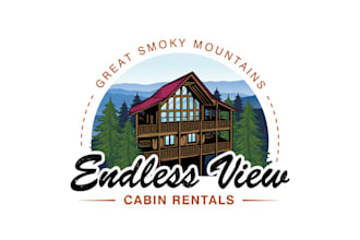 create a existing super rustic logo for our cabin