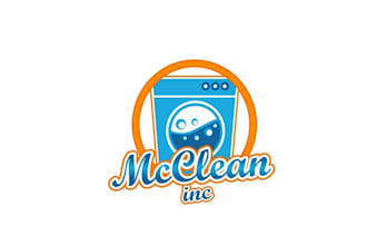 design wonderful unique clean laundry logo