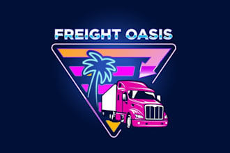 design creative impressive freight oasis logo