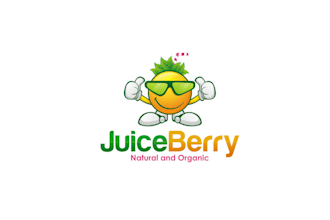 design awesome juice berry cafe juice bar logo