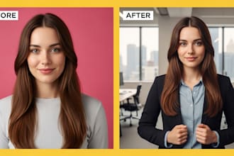 do business headshot, high end skin retouching, remove wrinkles, model retouch