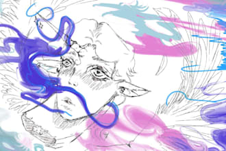 sketches tattoo illustrations traditionally  and graphically