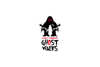 do new delightfully spooky logo for small ghost walk company
