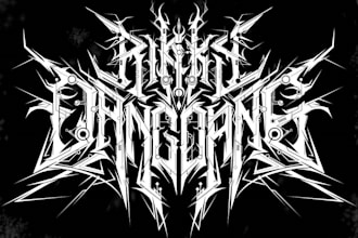 design death metal logo, slamming,gore grind,black metal