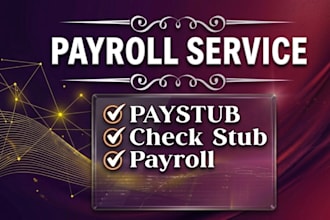 do, create check stubs, pay checks, adp paystubs, tax returns, efile, 1120, 1065