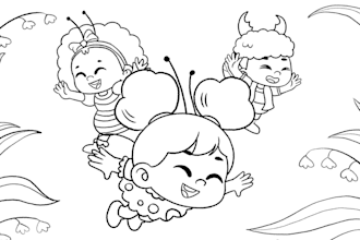 create educational KDP coloring book pages for kids