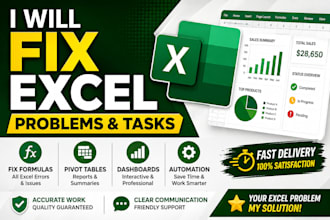 fix excel errors clean messy data and build formulas