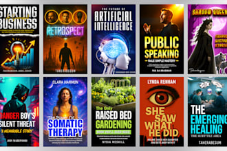 do design professional book cover, ebook cover, non fiction, kindle cover