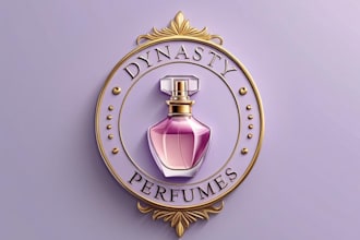design a custom logo for perfume, skincare, or fashion products