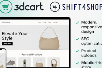 build 3dcart website shift4shop ecommerce seo design redesign