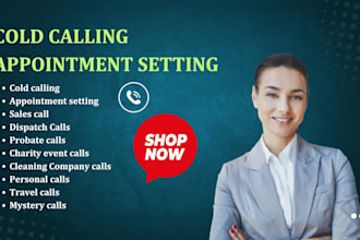 cold call b2c set janitorial monthly appointment ,cleaning services appointment