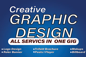 create a banner, logo, social media post in professional way