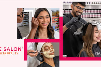 design barber shop website spa beauty salon website hair extension website, app