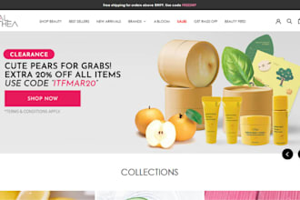 design  stunning skin care website skin care shopify beauty website spa website