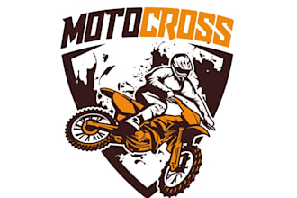 create an unique motorcycle logo design