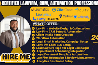 setup form automation pipeline calender lawmatics legal crm clio draw lawlytics