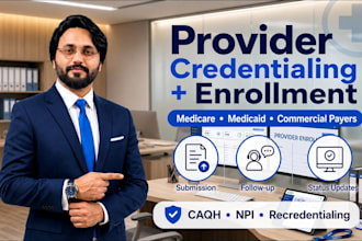 do provider credentialing and payer enrollment medicare medicaid and commercial