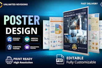 do medical, scientific, research posters