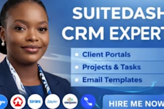 set up suitedash CRM with automations, forms, and integrations as an expert
