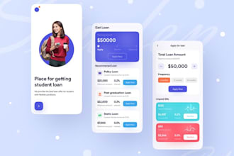 design wallet app fintech loan app cash app ui ux with prototype in figma