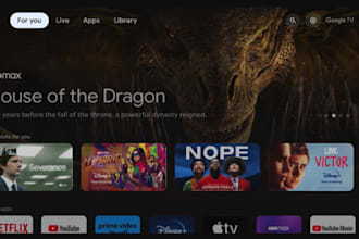build smart tv, iptv app, vod, ott, amazon, samsung lg tizen live streaming app