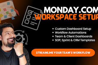 set up and customize your monday CRM workspace for project and team management