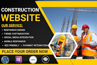 build construction website roofing website plumbing hvac electrician website