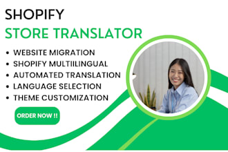 translate your shopify store into multilingual in 24hrs