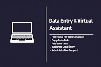 do fast typing and accurate data entry for you