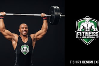 design a custom gym fitness workout t shirt for you