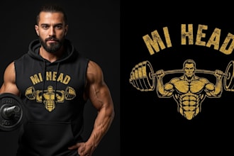 design graphic t shirt, gym t shirt and typography t shirt for clothing brand