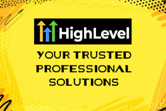 be your gohighlevel expert to setup highlevel website funnel workflow automation
