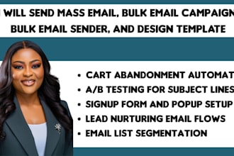 send mass email, bulk email campaign, bulk email sender, and design template