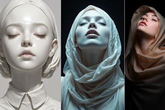 do 3d metahuman character model, 3d bust model, 3d character model, 3d figurine