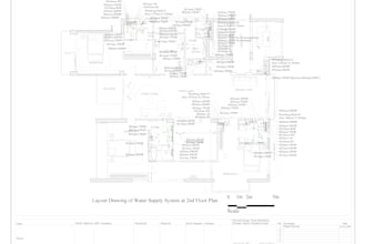 design sanitary plumbing system for building drawing submission