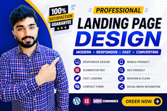 build a responsive worpress landing page