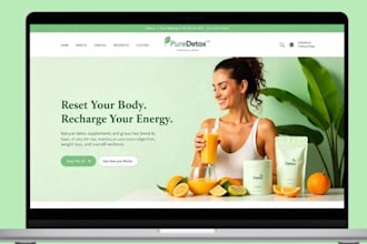 build body detox supplement shopify store detox cleanse green tea detox website